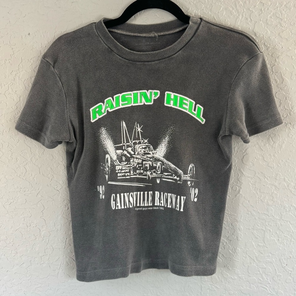 Brandy Melville Dark Gray Graphic tee